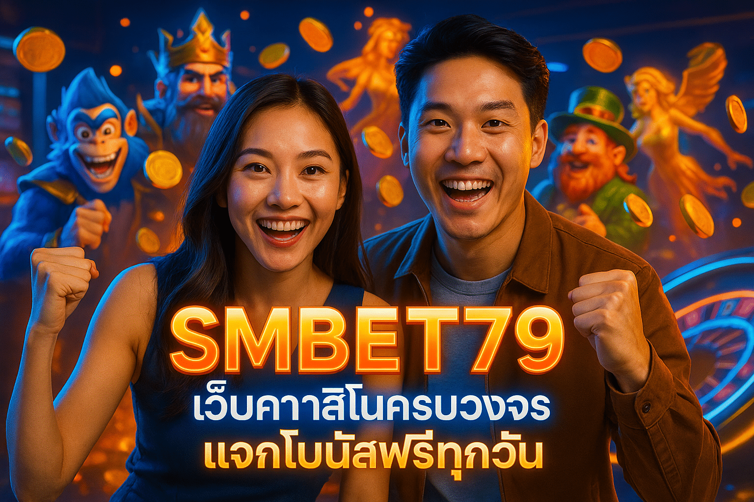 SMBET79 เว็บคาสิโนครบวงจร แจกโบนัสฟรีทุกวัน