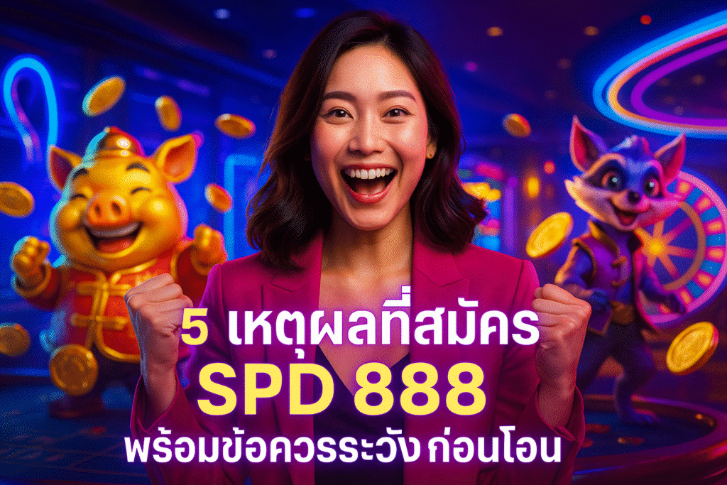 5 เหตุผลที่สมัคร SPD 888 พร้อมข้อควรระวังก่อนโอน